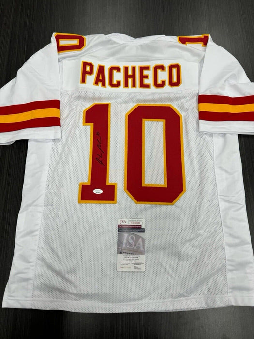 Isiah Pacheco Signed Kansas City Chiefs Custom Jersey JSA COA