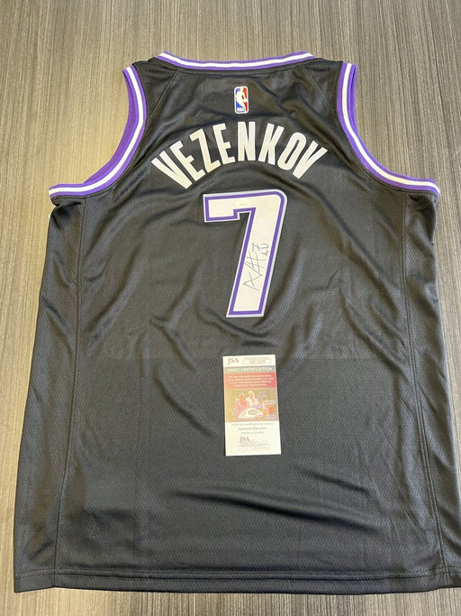 Sasha Vezenkov Signed Sacramento Kings Jersey JSA COA