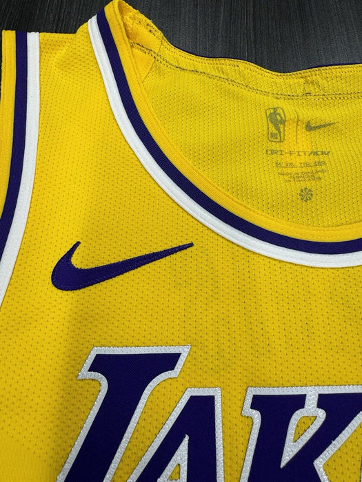 Anthony Davis Lakers 2024 NBA Game Used Jersey Meigray LOA Worn 3 Games