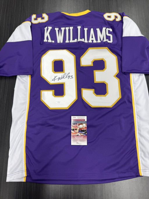 Kevin Williams Signed Minnesota Vikings Custom Jersey JSA COA