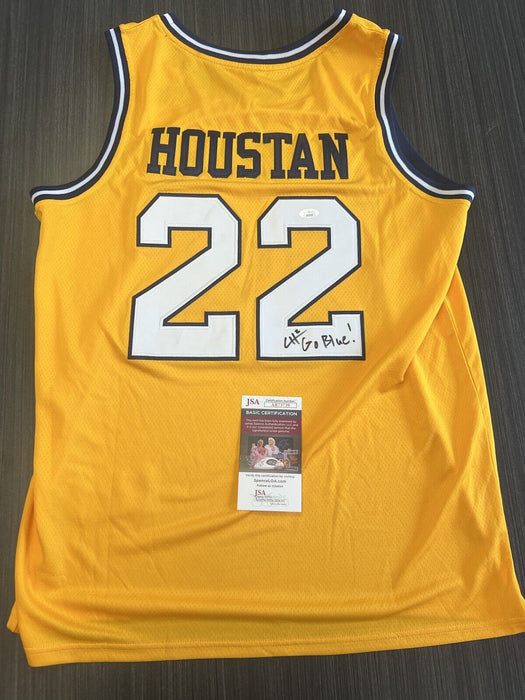 Caleb Houston Signed Michigan Wolverines Jersey JSA COA