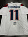 Tyquan Thornton Signed New England Patriots Custom Jersey JSA COA