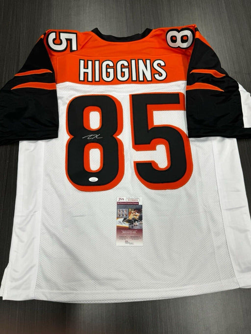 Tee Higgins Signed Cincinnati Bengals Custom Jersey JSA COA