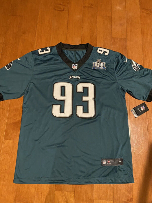 Timmy Jernigan Custom Philadelphia Eagles Super Bowl Jersey Size XL NWT