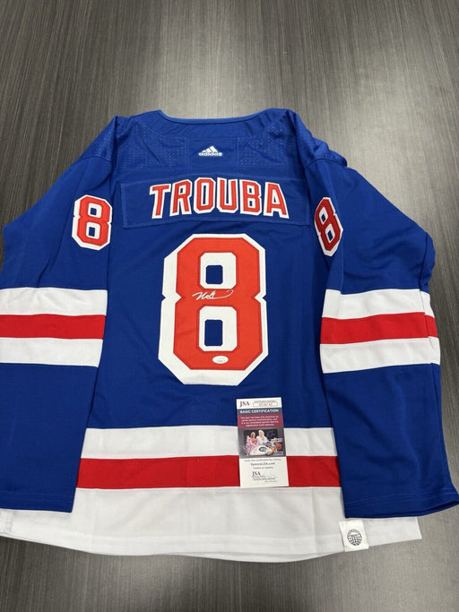 Jacob Trouba Signed New York Rangers Jersey JSA COA