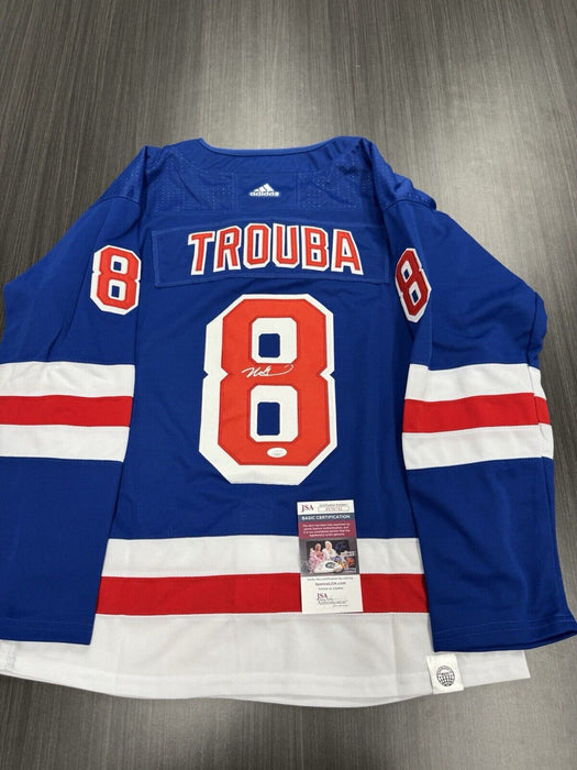 Jacob Trouba Signed New York Rangers Jersey JSA COA