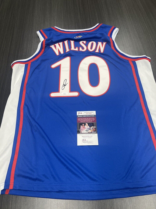 Jalen Wilson Signed Kansas JayHawks Jersey JSA COA