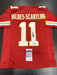Marquez Valdes Scantling Signed Kansas City Chiefs Custom Jersey JSA COA