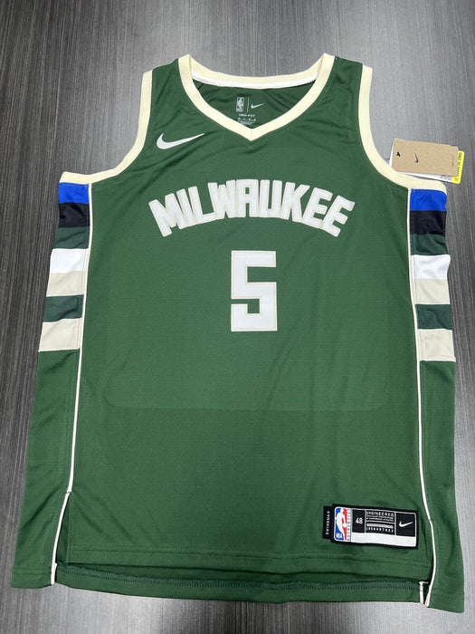 Malik Beasley Signed Milwaukee Bucks Jersey JSA COA