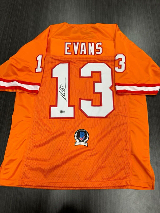 Mike Evans Signed Tampa Bay Buccaneers  Custom Jersey Beckett COA