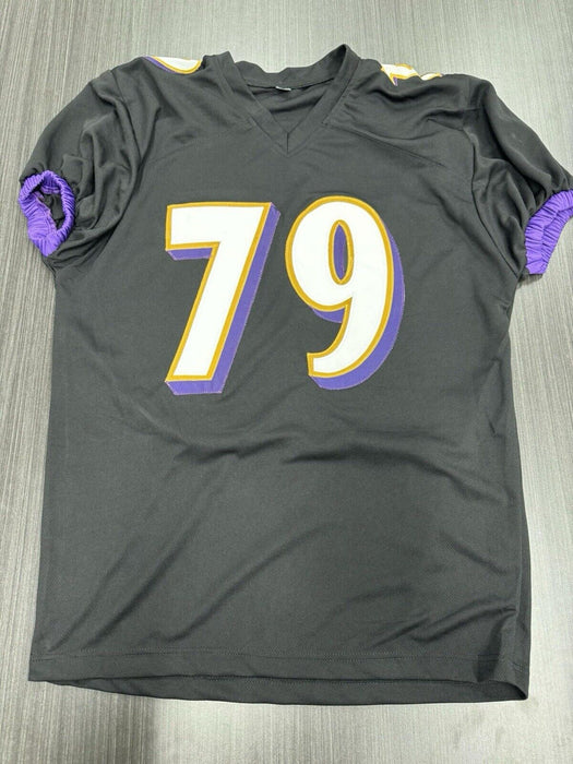 Ronnie Stanley Signed Baltimore Ravens Custom Jersey Beckett COA