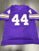 Chuck foreman Signed Minnesota Vikings Custom Jersey JSA COA