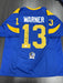 Kurt Warner Signed St Louis Rams Custom Jersey Beckett COA 