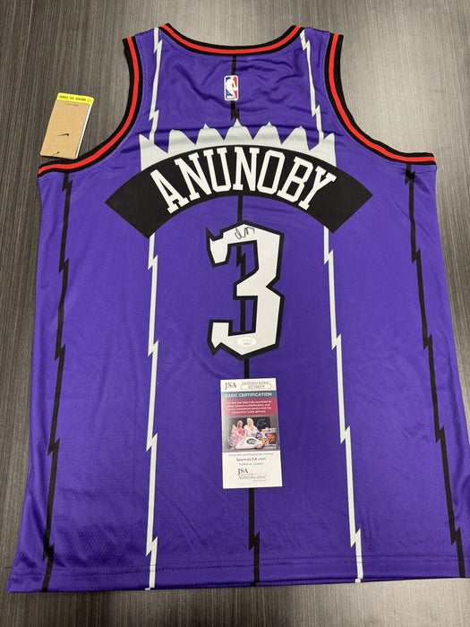 OG Anunoby Signed Toronto Raptors Jersey JSA COA