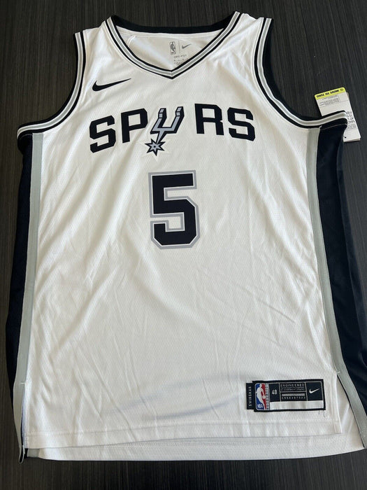 Ime Udoka Signed San Antonio Spurs Jersey JSA COA