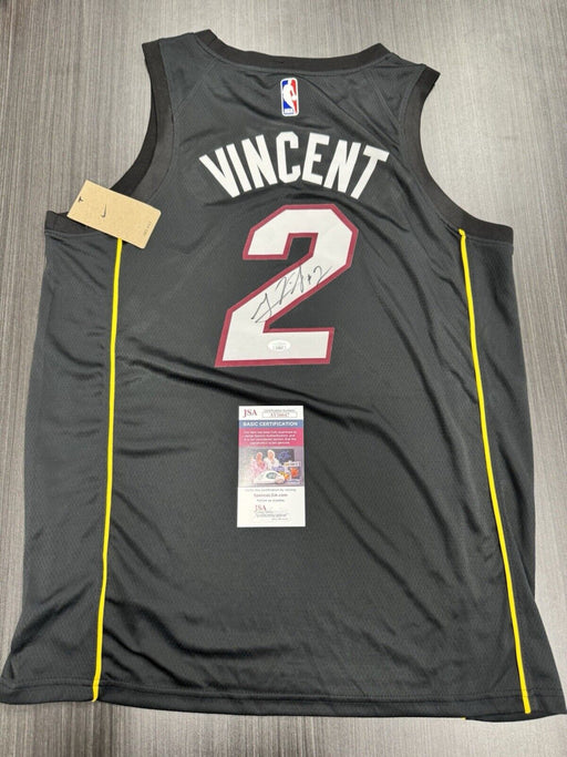 Gabe Vincent Signed Miami Heat Jersey JSA COA