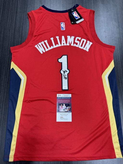 Zion Williamson Signed New Orleans Pelicans Jersey JSA COA