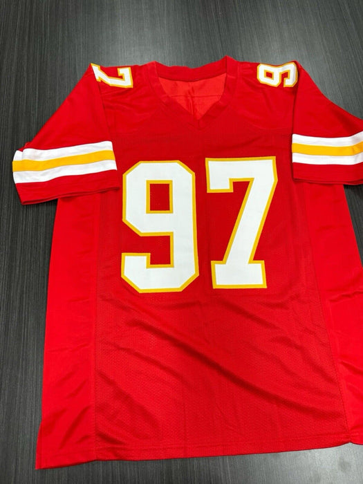 Felix Anudike Uzomah Signed Kansas City Chiefs Custom Jersey Beckett COA