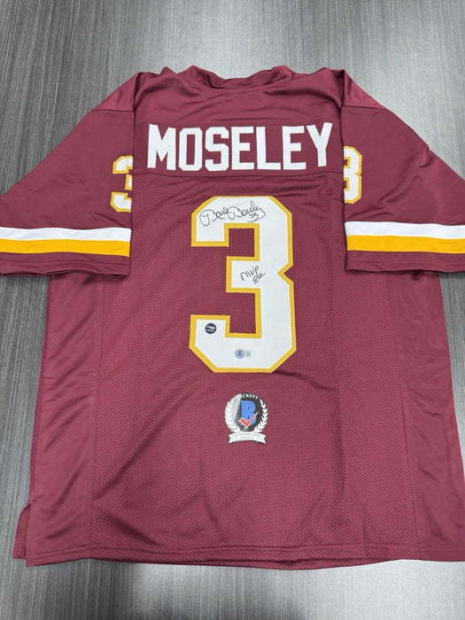 Mark Moseley Signed Washington Redskins Custom Jersey Beckett COA