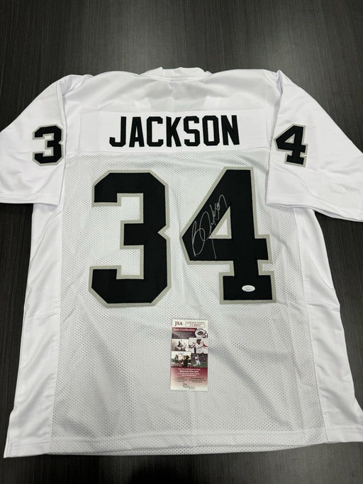 Bo Jackson Signed Oakland Raiders Custom Jersey JSA COA