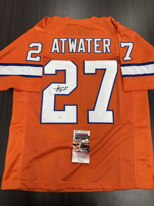 Steve Atwater Signed Denver Broncos Custom Jersey JSA COA