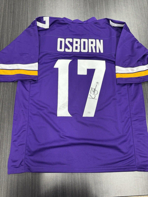 KJ Osborn Signed Minnesota Vikings Custom Jersey JSA COA