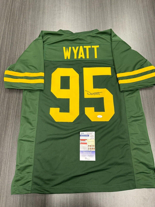 Devonte Wyatt Signed Green Bay Packers  Custom Jersey JSA COA