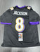 Lamar Jackson Signed Baltimore Ravens Custom Jersey JSA COA