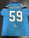 Luke Keuchly Signed Carolina Panthers Custom Jersey Beckett COA