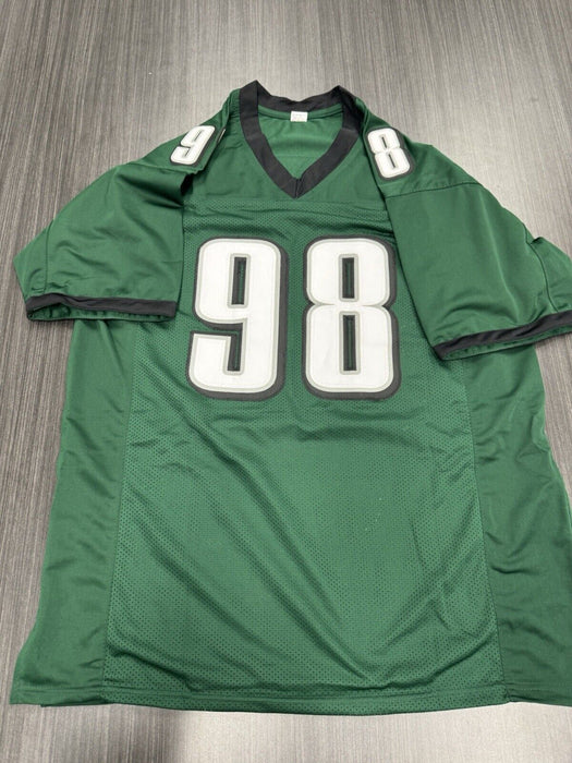 Jalen Carter Signed Philadelphia Eagles Custom Jersey Beckett COA