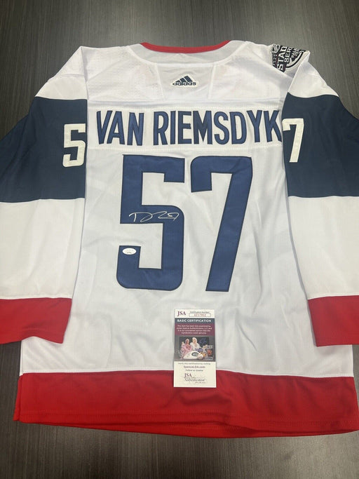 Trevor Van Riemsdyk Signed Washington Capitals Jersey JSA COA