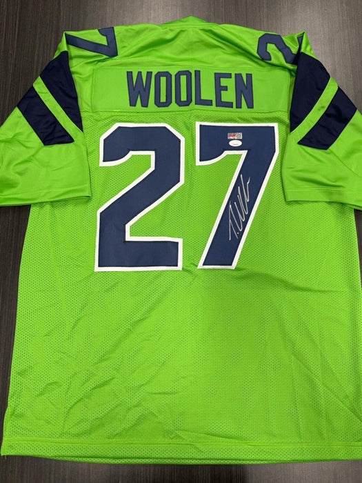 Tariq woolen Signed Seattle Seahawks Custom Jersey JSA COA