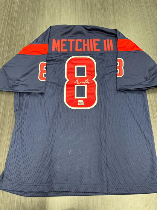 John Metchie Signed Houston Texans Custom Jersey JSA COA