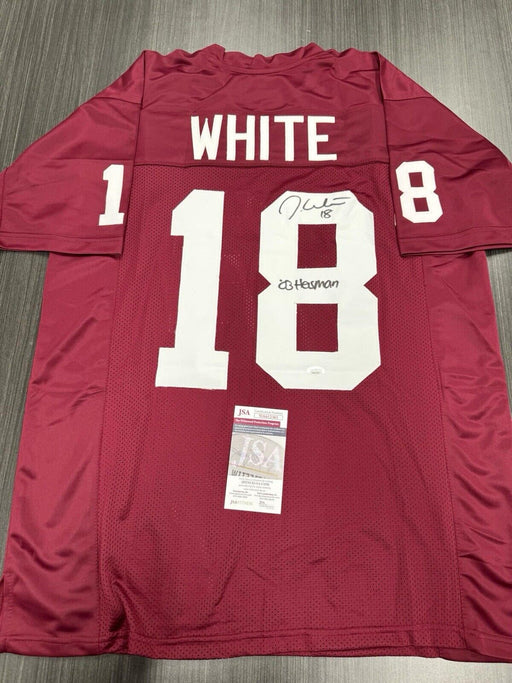 Jason White Signed Oklahoma Sooners Custom Jersey JSA COA