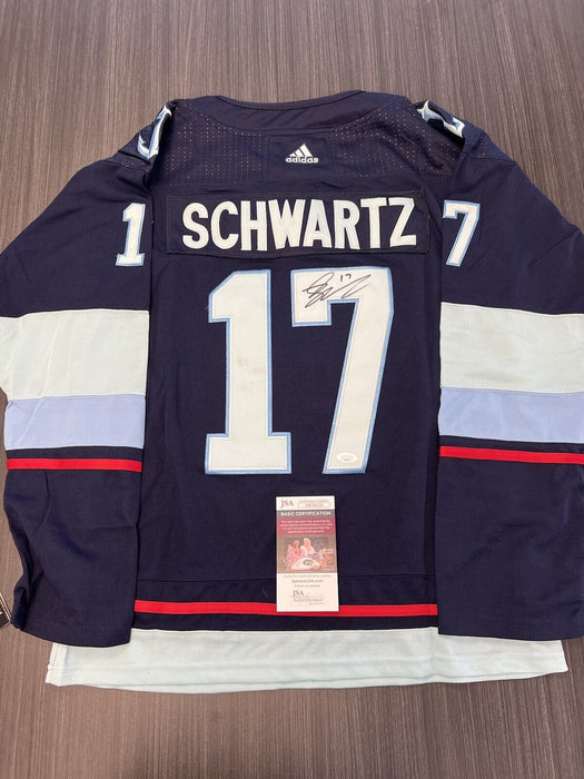 Jaden Schwartz Signed Seattle Kraken Jersey JSA COA