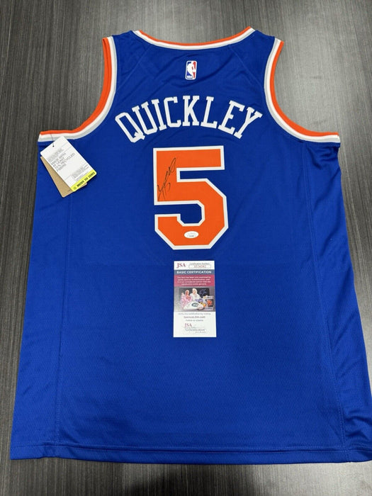 Immanuel Quickley Signed New York Knicks Jersey JSA COA