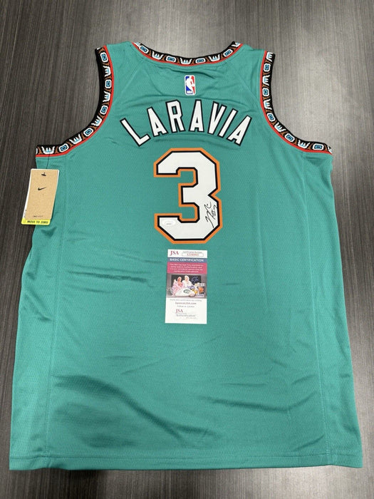 Jake LaRavia Signed Memphis Grizzlies Jersey JSA COA