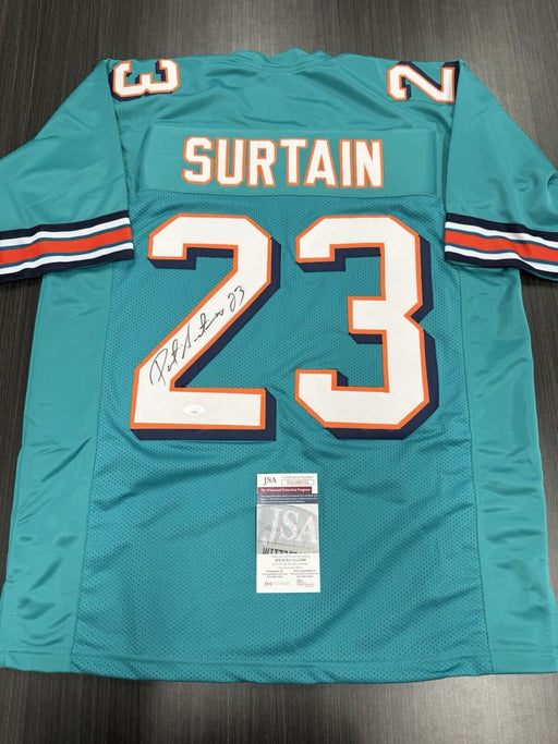 Patrick Surtain Signed Miami Dolphins Custom Jersey JSA COA