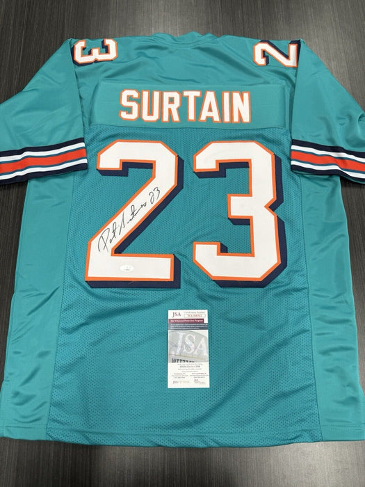 Patrick Surtain Signed Miami Dolphins Custom Jersey JSA COA