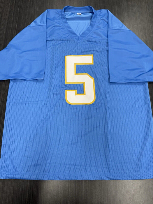 Joshua Palmer Signed Los Angeles Chargers Custom Jersey JSA COA