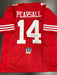 Ricky Pearsall Signed San Francisco 49ers Custom Jersey Beckett COA