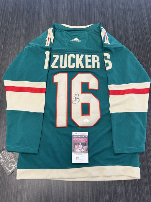 Jason Zucker Signed Minnesota Wild Jersey JSA COA