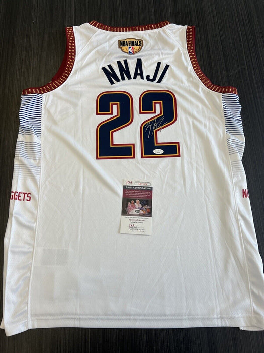 Zeke Nnaji Signed Denver Nuggets Jersey JSA COA