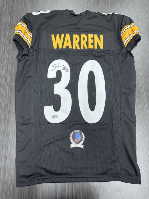 Jaylen Warren Signed Pittsburgh Steelers Custom Jersey Beckett COA