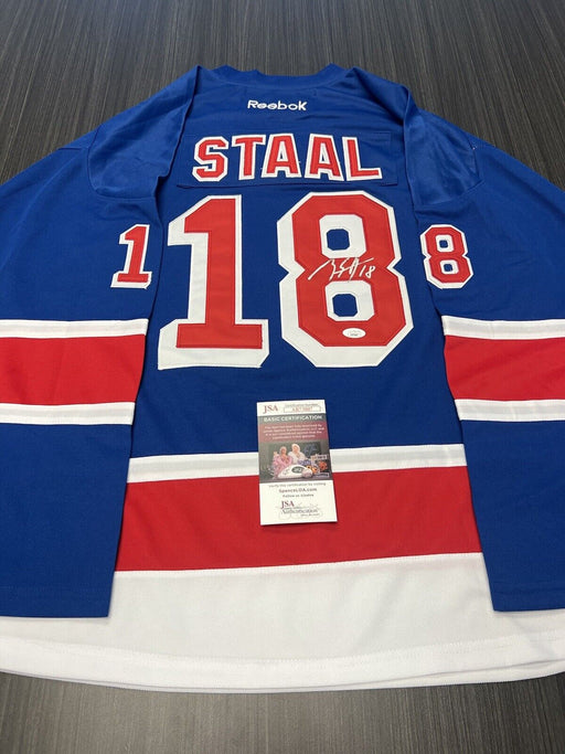 Marc Staal Signed New York Rangers Jersey JSA COA