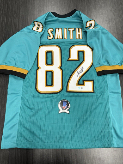 Jimmy Smith Signed Jacksonville Jaguars Custom Jersey Beckett COA