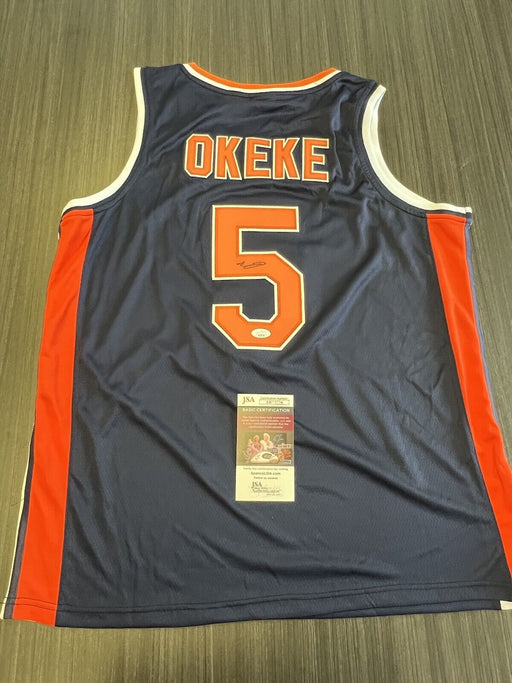 Chuma Okeke Signed Auburn Tigers Jersey JSA COA