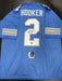 Hendon Hooker Signed Detroit Lions Custom Jersey Beckett COA