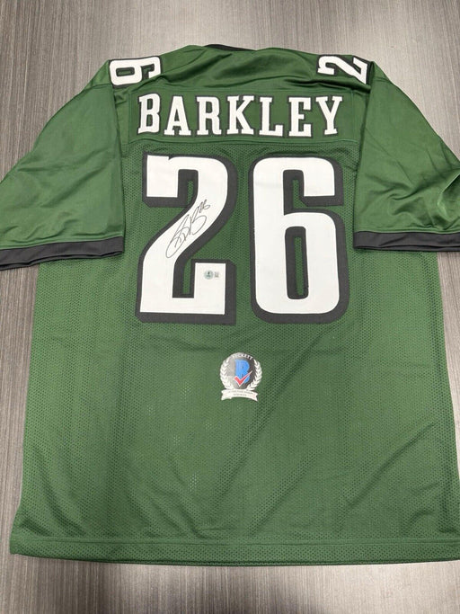 Signed Saquon Barkley Philadelphia Eagles Jersey Beckett COA