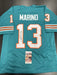 Dan Marino Signed Miami Dolphins Custom Jersey JSA COA